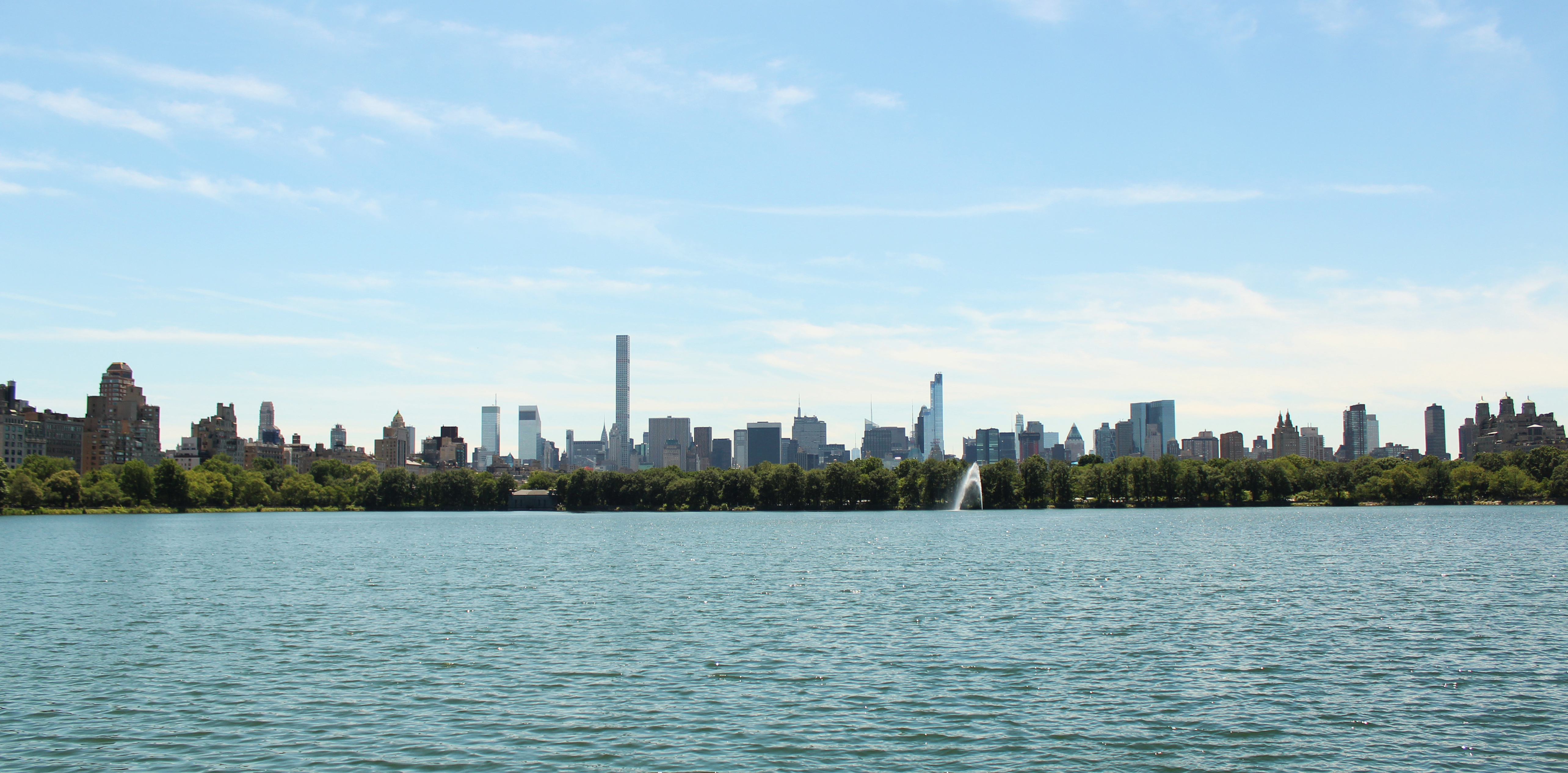 Central Park og New York Skyline